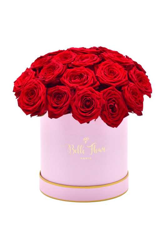 Boîte à Roses Rouges «Red Naomi»